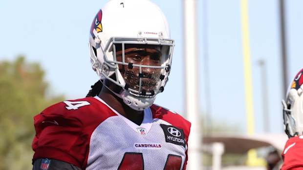 Arizona Cardinals outside linebacker Markus Golden during the team's Friday practice of Week 9.